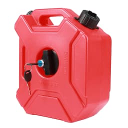 1.3 Gallon Gas Tank 5L Portable Backup Oil Can with Lock and Keys Fits for Motorcycle SUV ATV Most Cars