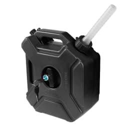 1.3 Gallon Gas Tank 5L Portable Backup Oil Can with Lock and Keys Fits for Motorcycle SUV ATV Most Cars