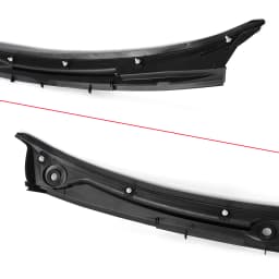 For BMW 3 Series E46 Coupe 1999-2006 Windshield Wiper Cover Vent Cowl Grille Panel Left Hand Driver 1 Set Magickit