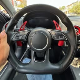 2026 Aluminum alloy Steering Wheel Paddle Shift For Audi 2017 2018 2019 S3 S5 SQ2 SQ5 TT A3 8V A4 A5 Q2 Q3 Q5 Q7