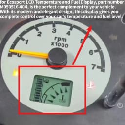 High Clear Car Dashboard LCD Display Monitor For Ford Fiesta EcoSport Instrument Replacement