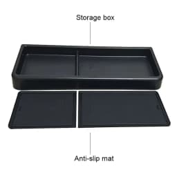 For BYD Sealion 7 2024-2026 Car Central Control Screen Rear Storage Box Tray & Tissue Holder Car Interior Product Accessories