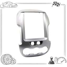 9.7 Inch 2 Din For Tesla Style Car Radio Fascia Frame For FORD RANGER 2012-2015 Multimedia Video Navigation DVD Player Trim