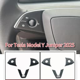 Decorative Sticker for Tesla Model 3 Model YL Y Juniper 2026 Steering Wheel Button Protective Cover Interior Trim Accessories
