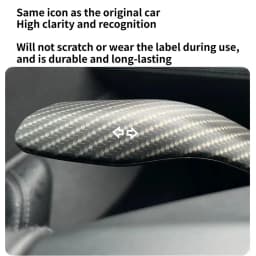 Decorative Sticker for Tesla Model 3 Model YL Y Juniper 2026 Steering Wheel Button Protective Cover Interior Trim Accessories