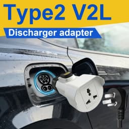 Type2 V2L Discharger adapter 16A General socket Discharge for XPENG NAMMI BYD MG4 Geely Jaecoo Omoda SAMRT Renault Hyundai ZEEKR