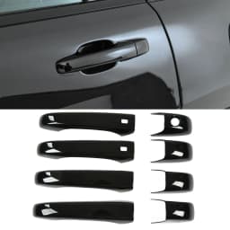4Pcs Car Exterior Door Handle Cover Glossy Black Replacement Compatible with Jeep Grand Cherokee WK2 WL 2011-2022