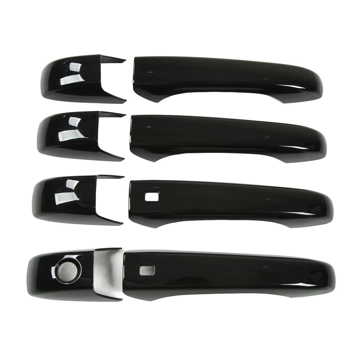 4Pcs Car Exterior Door Handle Cover Glossy Black Replacement Compatible with Jeep Grand Cherokee WK2 WL 2011-2022
