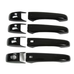 4Pcs Car Exterior Door Handle Cover Glossy Black Replacement Compatible with Jeep Grand Cherokee WK2 WL 2011-2022