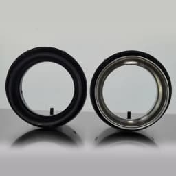 1 Piece High Quality Black Carbon Fiber 95mm Inlet Exhaust Tips for Mini Copper F60 JCW Countryman Model Cars Part