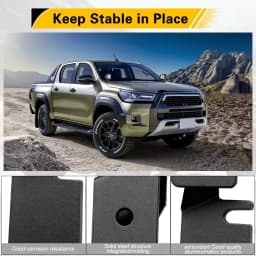Hood Ditch LED Light Brackets for 2014-2026 Toyota Hilux ,Offroad Hood Hinge Light Mount Brackets kit for Pod Work Lights.