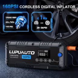 7000A Car Jump Starter With Air Compressor Booster Tyre Inflator Portable Car Battery Power Bank LED Flashlight Smart Cable
