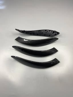 Interior Door Pull Handle Outer Cover Trim For BMW 3 4 Series M3 M4 F30 F34 F36 F32 F33 F80 F82 F83 316d 318d 320d 320i 325d