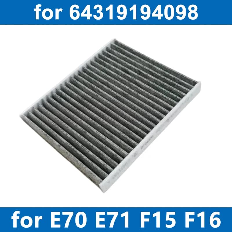 Car Cabin Air Filter Conditioner 64319194098 For E70 E71 E72 F15 F16 F85 F86 2007-2019