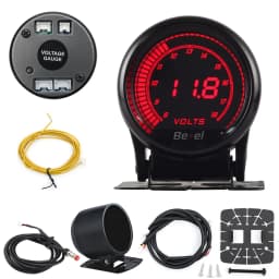 HA Accessories 2Inch 52mm Digital Auto Gauge Meter 10Color Oil Pressure Turbo Boost EGT Exhaust Temp Tachometer Water Oil Temp