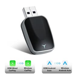 FLIXIVI 2026 2in1 Wireless CarPlay Android Auto Wireless Adapter Plug and Play Fast Connect Universal for Nissan Car Adapter