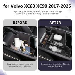 RUIYA for Volvo XC60 XC90 V60 S60 V90 S90 2017-2025 RHD Car Armrest Storage Box Auto Storage Box Volvo XC60 XC90 Accessories