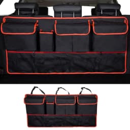 Universal Auto SUV/MPV Organizer Trunk Back Seat Storage Bag Car Rear Multifunctional Storage Net Pocket Car Interior Supplies