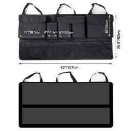 Universal Auto SUV/MPV Organizer Trunk Back Seat Storage Bag Car Rear Multifunctional Storage Net Pocket Car Interior Supplies