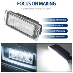2pcs Canbus Error-Free For Renault Master 2 2003-2010 Master 3 2010-2020 Led Signal Lamp License Plate Light Car Styling
