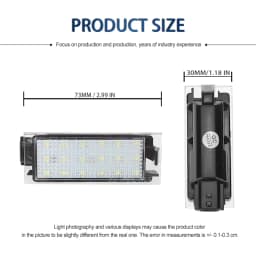 2pcs Canbus Error-Free For Renault Master 2 2003-2010 Master 3 2010-2020 Led Signal Lamp License Plate Light Car Styling