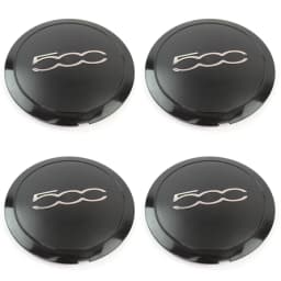 4PCS 133mm Hubcap For Fiat 500 Wheels Centre Hub Caps Set 68078419AC 68078421AC Dust Cover Wheel Hub Cap Replacement 51884863