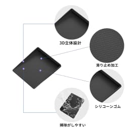 Smabee for Suzuki Jimny 2024-2026 (JC74 5 Door) Car Central Tray Pad Center Storage Box Silicone Organizer Accessories Tidying