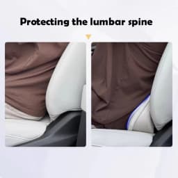 For XPENG G6/G9/X9/P7 + Car Seat Cushion Set-Ergonomic Headrest Neck Pillow Lumbar Support Memory Foam Car Interior Accessories