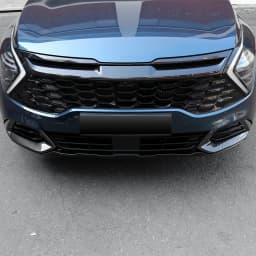 For Kia Sportage NQ5 2023-2026 Carbon Fiber Style Black Front Fog Light Lamp Cover Trim Accessories LHD/RHD
