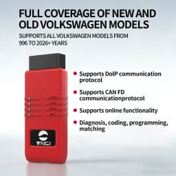 VNCI 6154B Diagnostic Scanner for VW/AUDI/Skoda/Seat Support CAN FD/DolP ProtocoI Diagnostic Tool Work ODIS/VCDS Software
