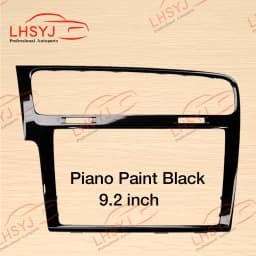 8 inch 9.2 inch Piano Black MIB Frame Radio Panel Decorative Frame for Volkswagen Golf 7 MK7 Golf 7.5 MK7.5 MIB Screen Bezel