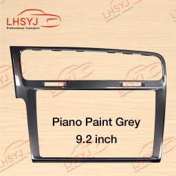 8 inch 9.2 inch Piano Black MIB Frame Radio Panel Decorative Frame for Volkswagen Golf 7 MK7 Golf 7.5 MK7.5 MIB Screen Bezel