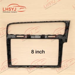8 inch 9.2 inch Piano Black MIB Frame Radio Panel Decorative Frame for Volkswagen Golf 7 MK7 Golf 7.5 MK7.5 MIB Screen Bezel