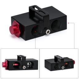 Oil Cooler Thermostat Sandwich Plate Filter Engine Transmission Oil Cooling Adapter 10AN Inline Fluid Control Bypass