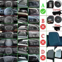 2Pcs Steering Wheel Paddles Extension Shifters For Audi A4 B8 A3 8P S3 A5 A6 S6 C6 Q5 A8 R8 TTS MK2 8J Avant DSG Car Styling