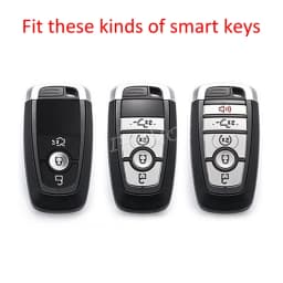 Car Key Fob Case Transparent Cover Remote Shell For 2021-2026 Ford Ranger Maverick Mustang Everest F150 Escape Bronco Explorer