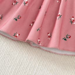 2Pcs/Set Baby Girl Dress Small Floral Large Bow Summer, Dress+Headband Set Suitable for 0-24 Months Baby Girls Fashionable Dress