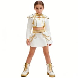 Girls Cartoon Cosplay Sets Children Fashion Stage Performance Clothing Outfits Kids Movie Role-playing Costume Suits 3-12 Years
