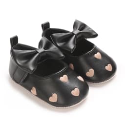 0-1Year Baby Shoes Infant Pre-Walker Shoes Girls Princess Bow Shoes Cute Breathable Flower Soft Sole Casual Sports Footwear