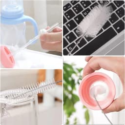 Straw Cleaner Brush for Stanley Cup Long Bottle Brush Stainless Steel Straw Cleaning Brush for Baby Bottle & Kettle Cleaning