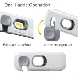 1/2/3/5pcs Child Safety Cabinet Lock Security Protection Home Refrigerator Safety Buckle Baby Anti-Pinch Hand Drawer Door Locks