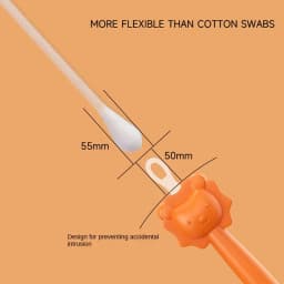 2026 New models Baby Cleaner Spoon Double-headed Soft Wax Curette Picker Nose Cleaner Silicone Ear Wax Pickers Clean Tweezers
