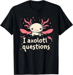 I AXOLOTL QUESTIONGS Children Boy Girl T shirt 2026 New Summer Short Sleeve T-Shirt Cute Style kidS casual SPORTS Tops