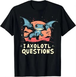 I AXOLOTL QUESTIONGS Children Boy Girl T shirt 2026 New Summer Short Sleeve T-Shirt Cute Style kidS casual SPORTS Tops