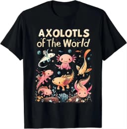 I AXOLOTL QUESTIONGS Children Boy Girl T shirt 2026 New Summer Short Sleeve T-Shirt Cute Style kidS casual SPORTS Tops