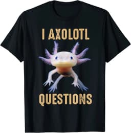 I AXOLOTL QUESTIONGS Children Boy Girl T shirt 2026 New Summer Short Sleeve T-Shirt Cute Style kidS casual SPORTS Tops