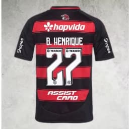 Flamengo Soccer Jersey DE ARRASCAETA #10 Red‑Black Striped Short Sleeve Football Shirt Men Fan Sports Uniform Matching Family