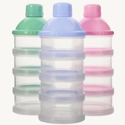 Portable Milk Powder Formula Dispenser Food Container Storage Feeding Boxes for Baby Kids Toddler 4/5 Grid Baby Food Storage Box