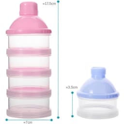 Portable Milk Powder Formula Dispenser Food Container Storage Feeding Boxes for Baby Kids Toddler 4/5 Grid Baby Food Storage Box