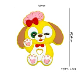 1pcs Silicone Cartoon Teether Gifts Pacifier Chain Making DIY Nipple Chain Accessories